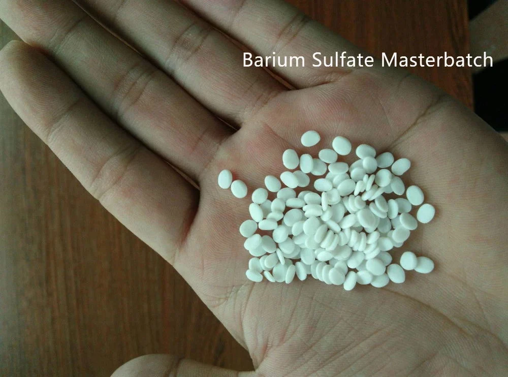 China Supplier Transparent Plastic Baso4 Filler Master Batch