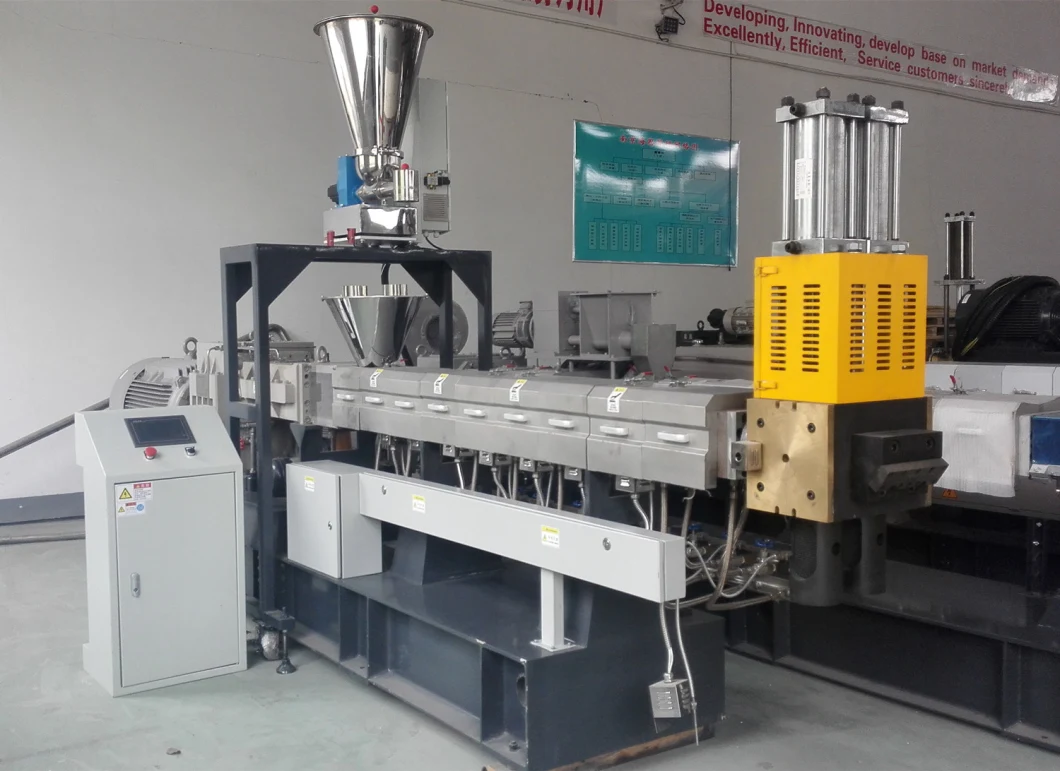 Twin Screw Extruder for PP, PE, PVC, ABS, CaCO3