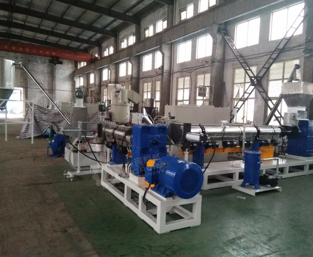 Hard Plastic PE Flakes Granular Machine with Two Stage Extruder