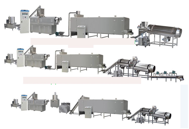 Factory Price Stainless Steel Corn Chips Extruder Snack Foods Machine Crunchy Snacks Making Machine Process Line