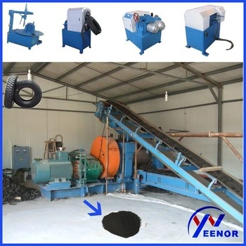 New High Quality Productive Scrap Used Tire Recycling Machine / Rubber Granule Making Machine From Waste Tyre