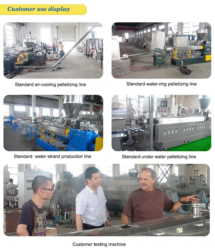 Double Screw Extruder for Filler Masterbatch Production/ Compounding Machine