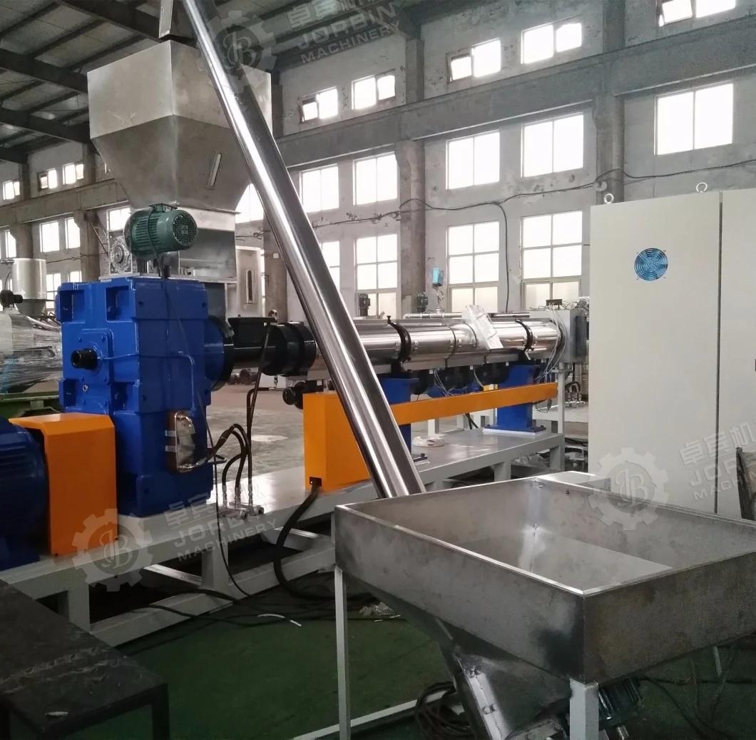 Hard Plastic PE Flakes Granular Machine with Two Stage Extruder