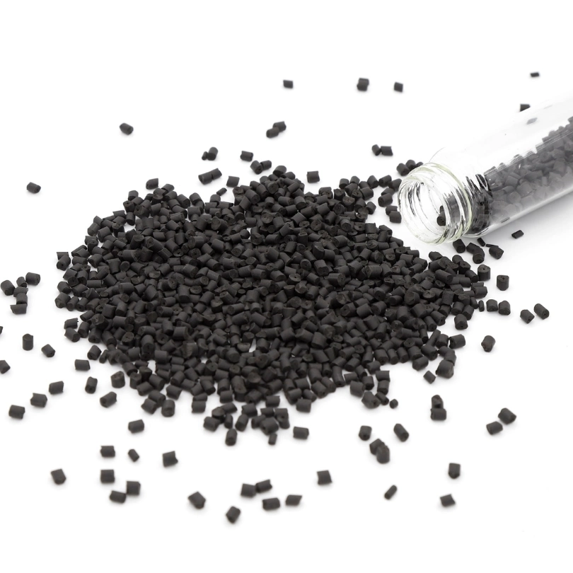 High Dispersion Plastic Granules Black Color Masterbatches for Black Plastic Products