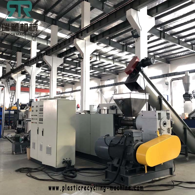 China Erema System Granulating Machine Soft Plastic LDPE Film Recycling Machine Compactor Pelletizing Line