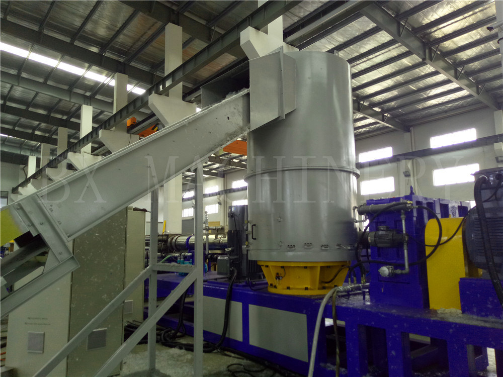 Two-Stage Plastic Recycling Extruder Machine for PP/PE/PVC/PA Film