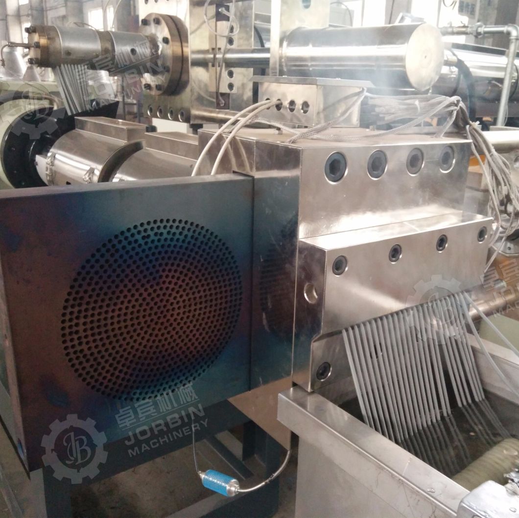 High Effective PP PE Can/Crate Two Stage Extruder Granulation Machine