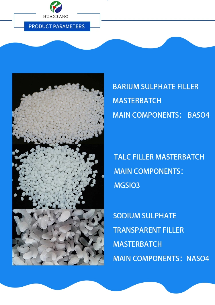 China Supplier Granules Baso4 PE Filler Masterbatch