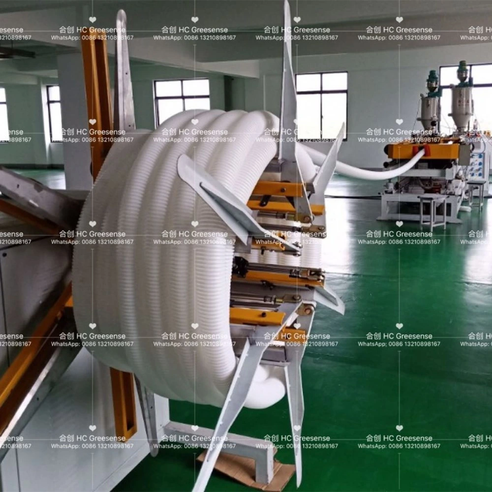 Plastic PE Double Wall Corrugated Pipe Extrusion Line (DWC machine) for Electric Wire Cable Protection