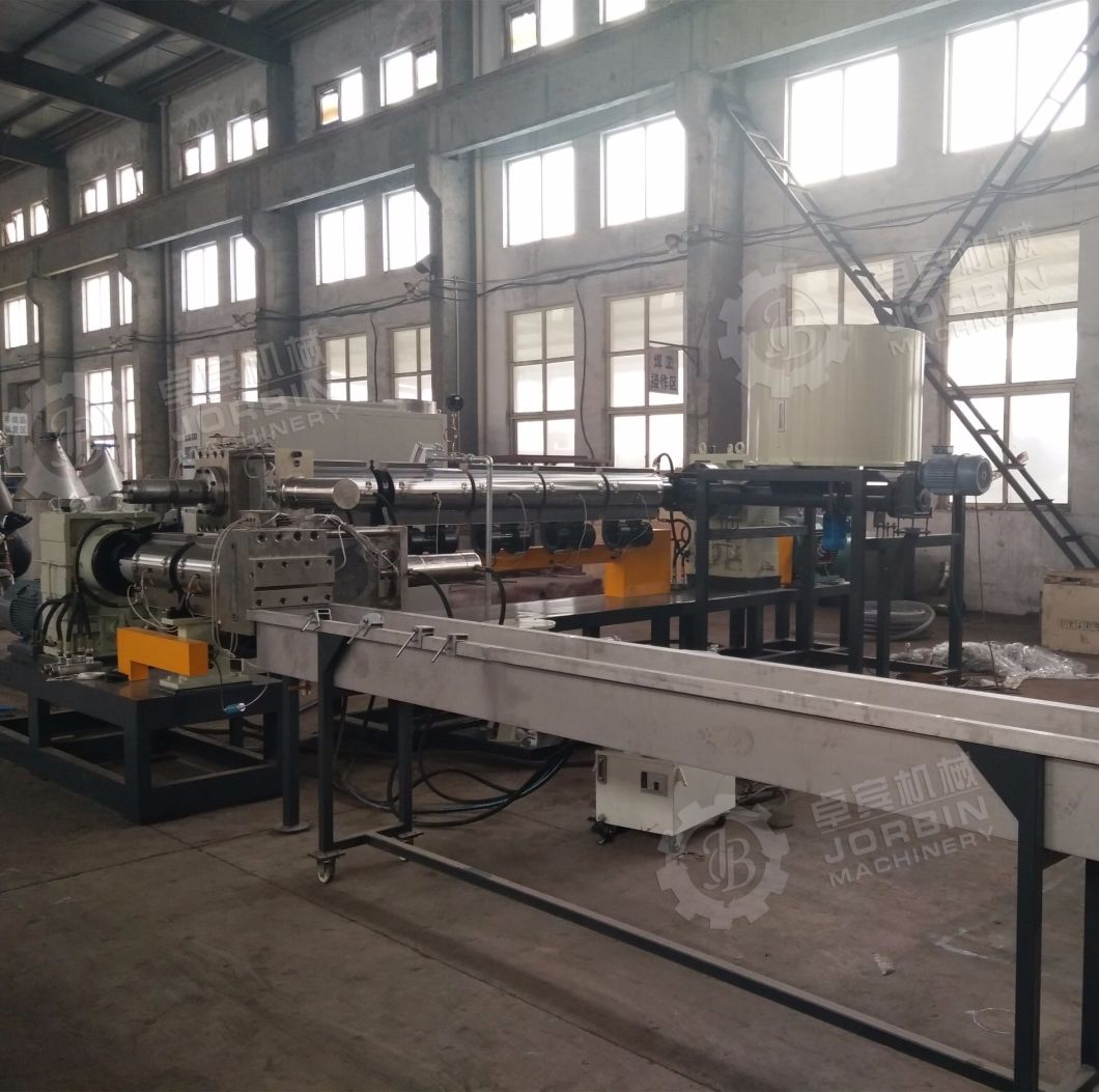 300kg/H HDPE Can/Crate Two Stage Extruder Granulation Whole Line