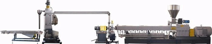 Small Parallel Co-Rotating Plastic Lab PP Filling Extruder
