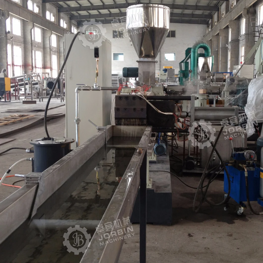 PC PP ABS Co-Rotating Twin Screw Extruder Pelletizing Machine