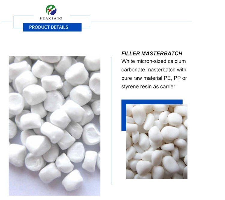 High Quality CaCO3 Filler Masterbatch with PP PE Made