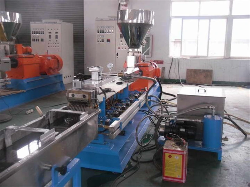 Shanghai Professional Twin Screw Extruders for Plastic CaCO3/Talc Filler Masterbatch Making Machine/ Filler Masterbatch Pelletizing Equipment