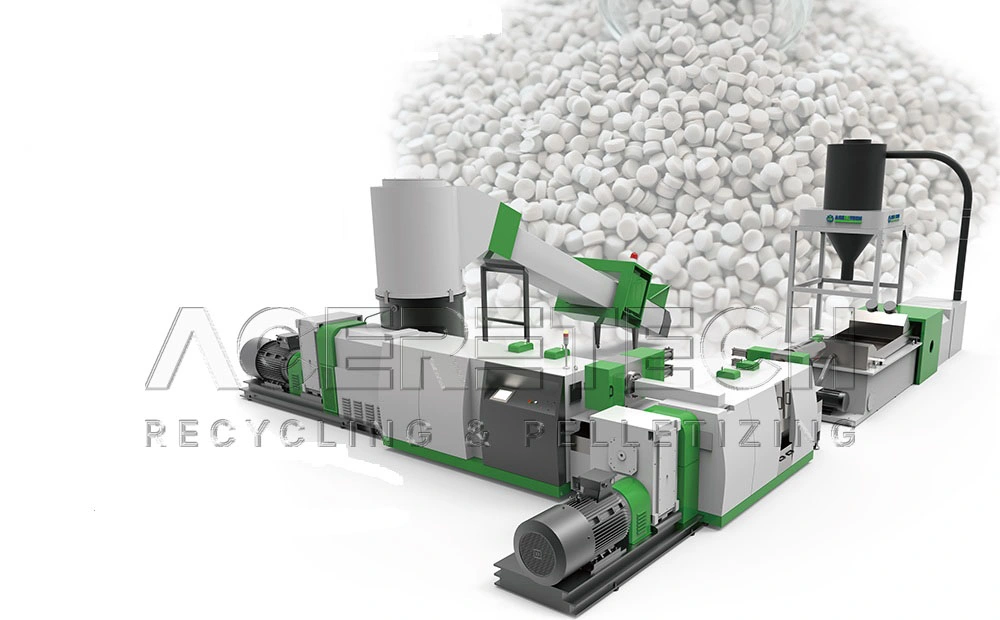 Plastic Pelletizing Granulating Machine Suppliers Aceretech Machinery