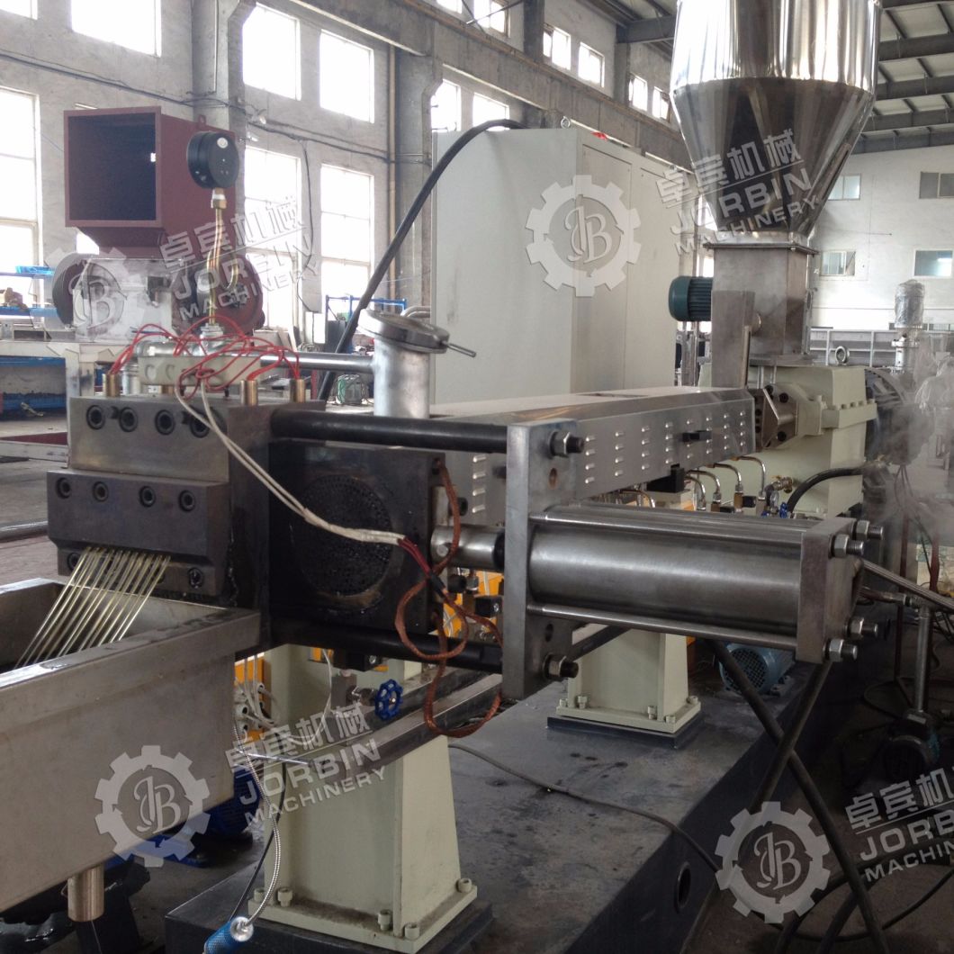 PC PP ABS Recycling Pelletizing Granulation Co-Rotating Twin Screw Extruder Machine