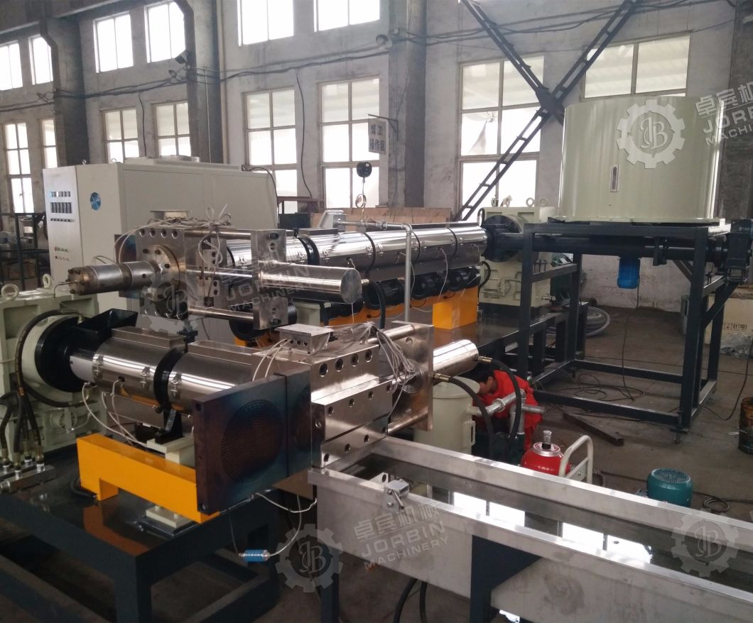High Effective PP PE Can/Crate Two Stage Extruder Granulation Machine