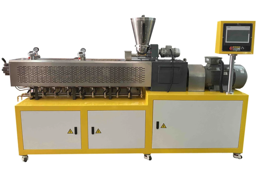 Co-Rotating Parallel Plastic Masterbatch Filling and Compounding Twin Screw Extruder