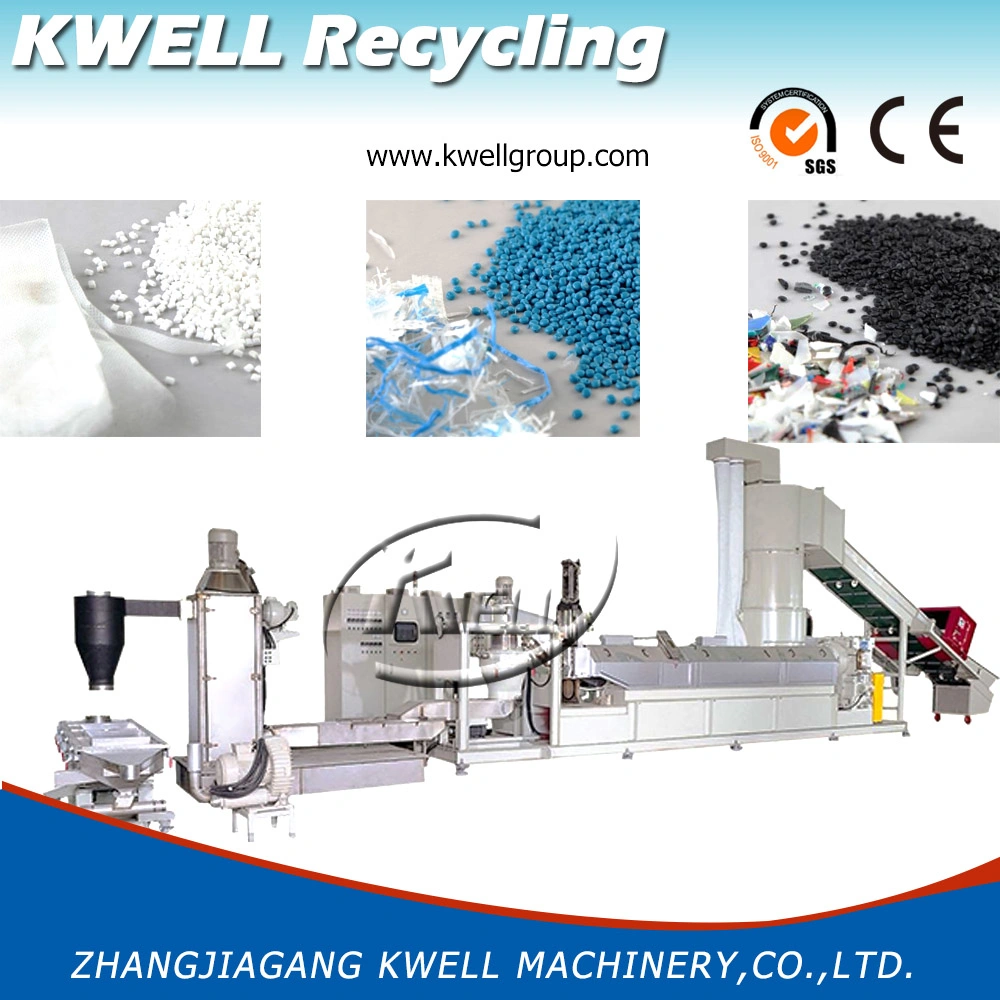 Plastic Granulating Machine/PE Pelletizing Extruder/Plastic Granule Pellet Making Machine