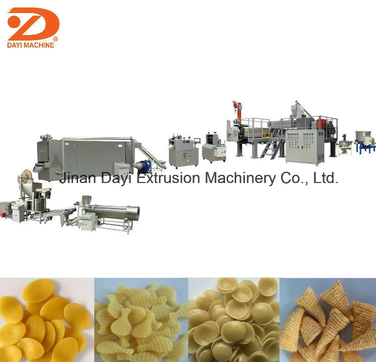 Fry Snack Pellet Extruder Machine/Extruded Potato Chips Making Machinery/Crispy Chip Pellet Snack Production Line