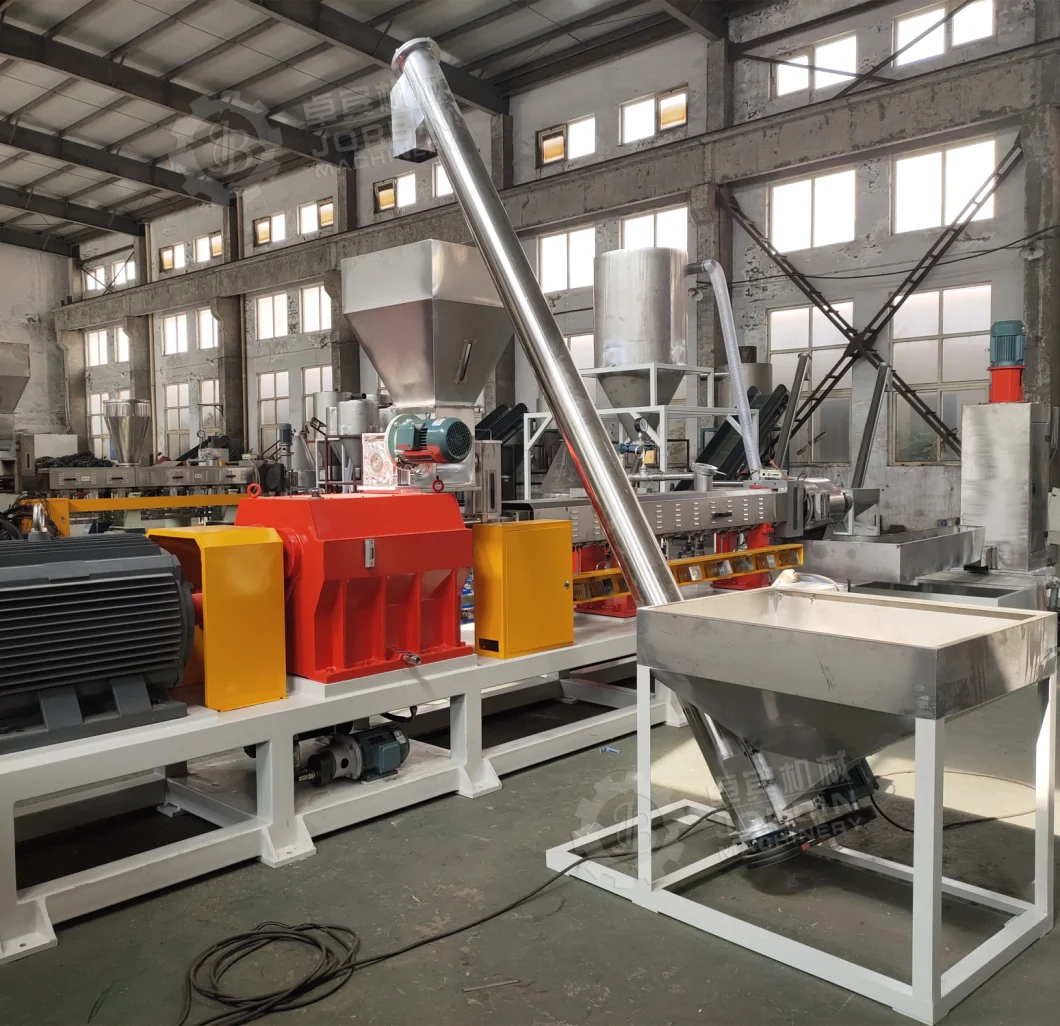 PE/PP/PS with CaCO3 Filler Masterbatch Twin Screw Extruder Pelletizing Machine Factory