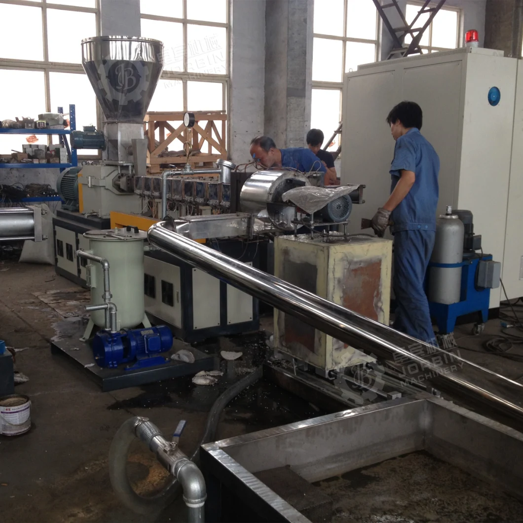Double Screw Extruder Pelletizing Machine for PP PVC EVA ABS with CaCO3