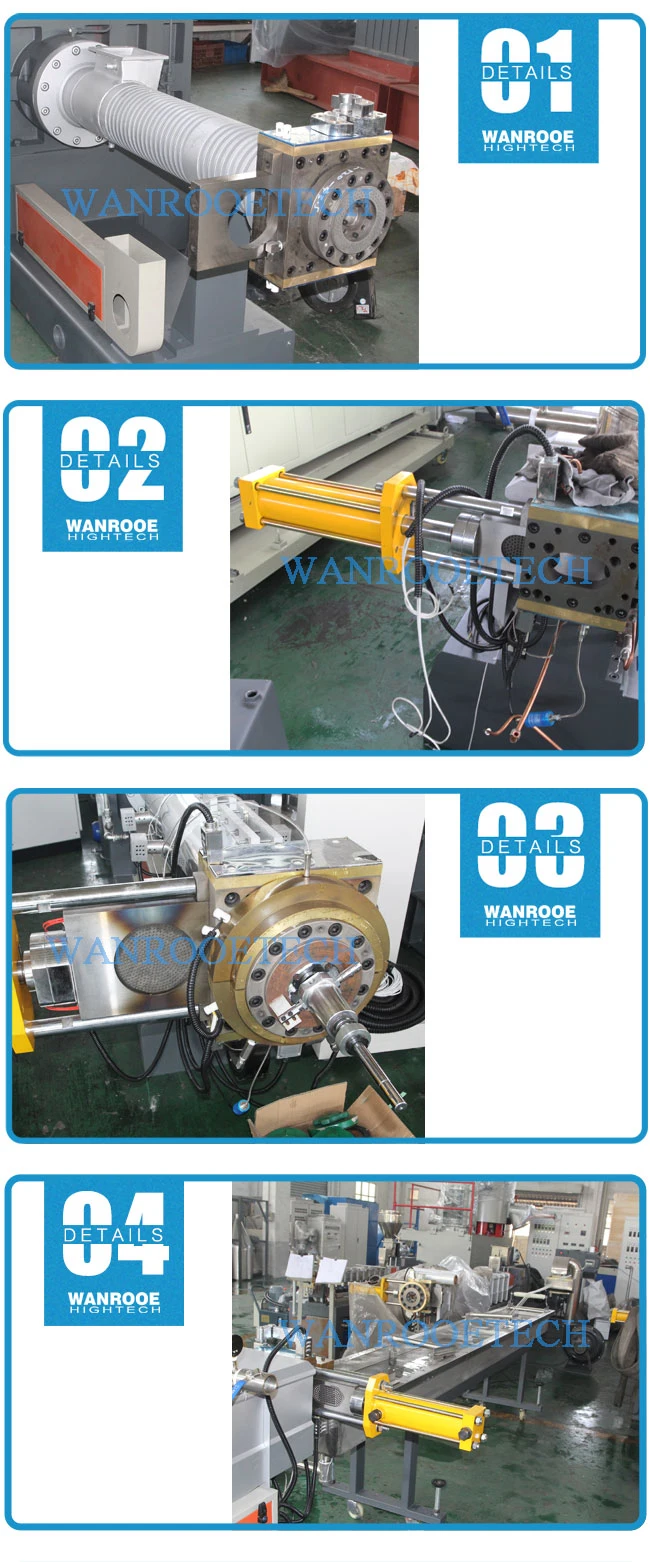 Parallel Twin Screw Granulating Masterbatch PVC Pelletizing Machine