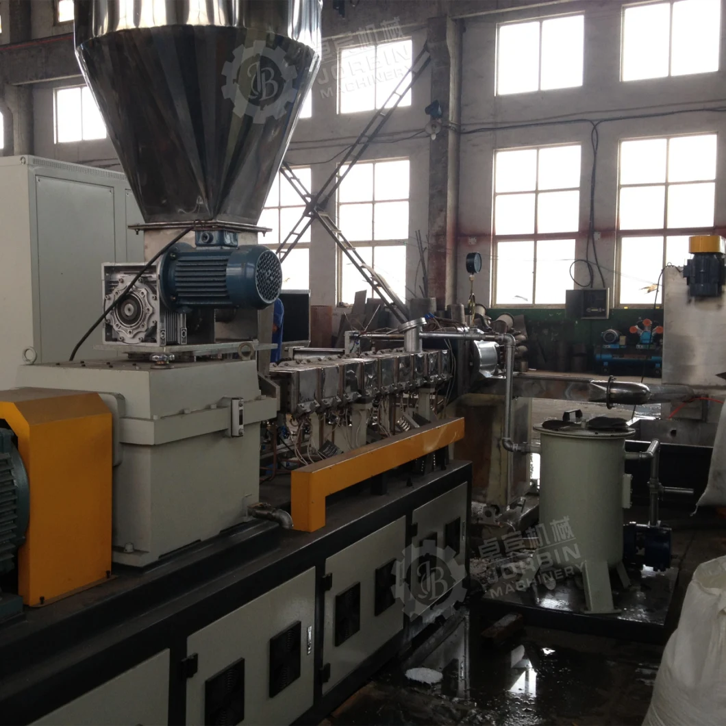 Double Screw Extruder Pelletizing Machine for PP PVC EVA ABS with CaCO3