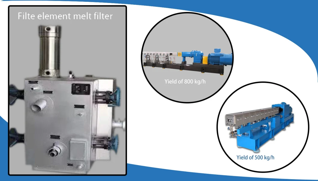 Parallel Co-Rotating Twin-Screw Extruder for Plastic Particles
