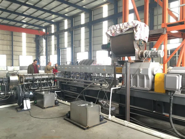 Tsc50-120 Two Stage Extruder PVC Cable Shoe Sole Material PVC Granule Making Machine