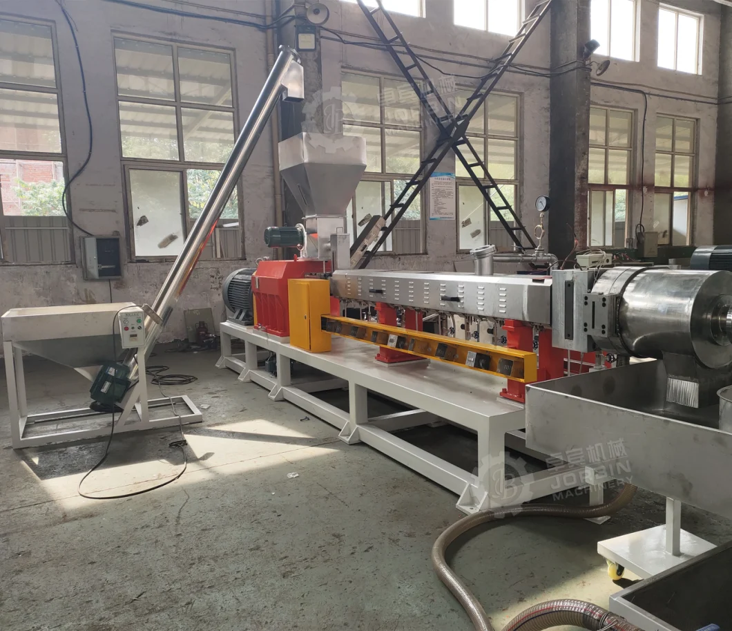LDPE PP Calcium Carbonate Compound Twin Screw Extrusion Granulation Machinery