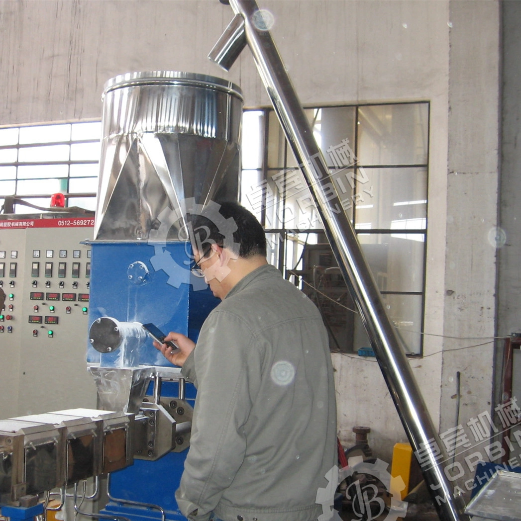 CaCO3 Colour Mastbatch Fille and PE Fiber Glass Extruder Granulation Machine