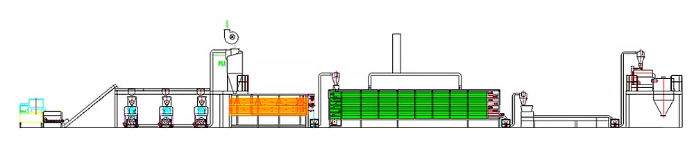 Extrusion Artificial Rice Machine/Twin Screw Extrusion Fortified Rice Production Line