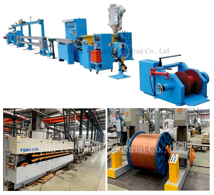 High Speed Optical Fiber Cable Jacketing Sheating Extrusion Machine Line/Extruding Line, Extruder