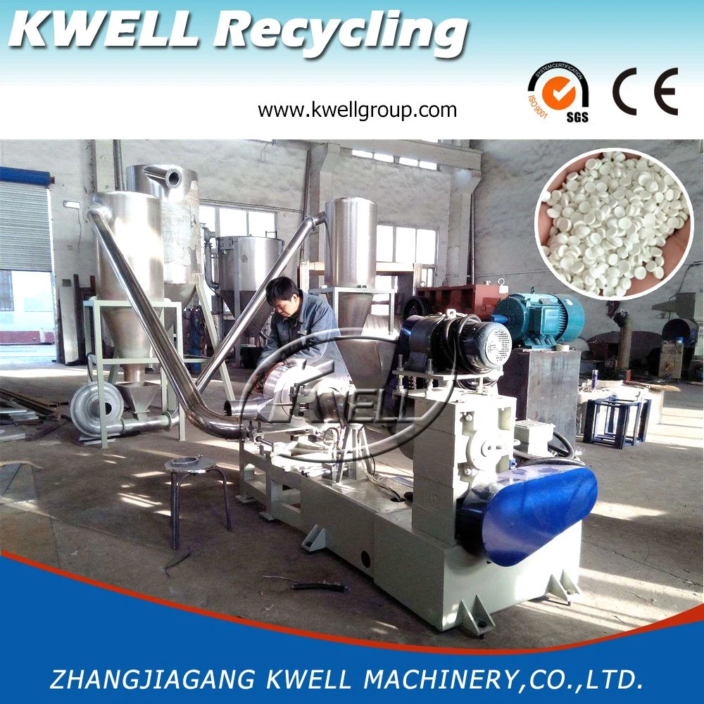 Large Capacity Plastic Recycling Granulating Machine, PVC Granule Extruder