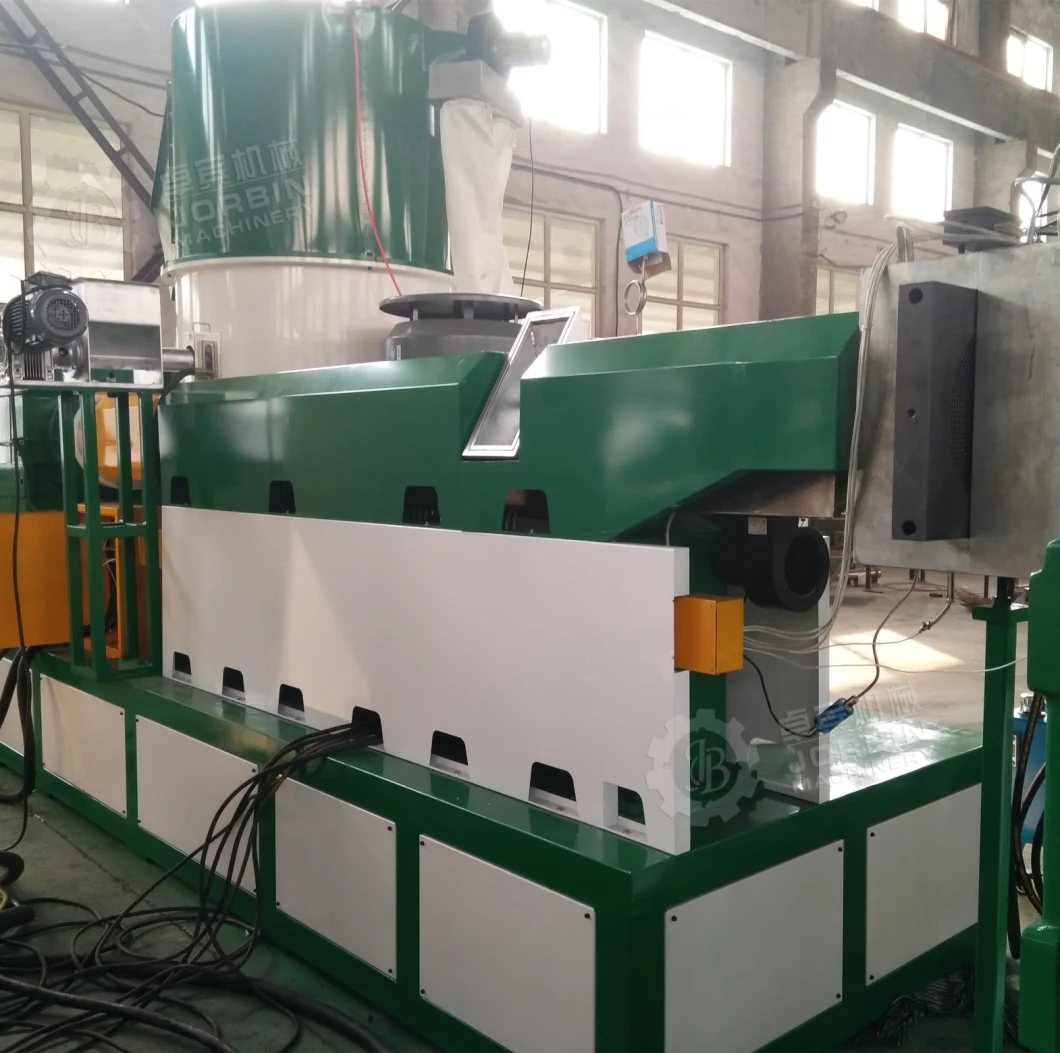 PP PE Agglomerator Recycle Two Stage Plastic Extruder Machine