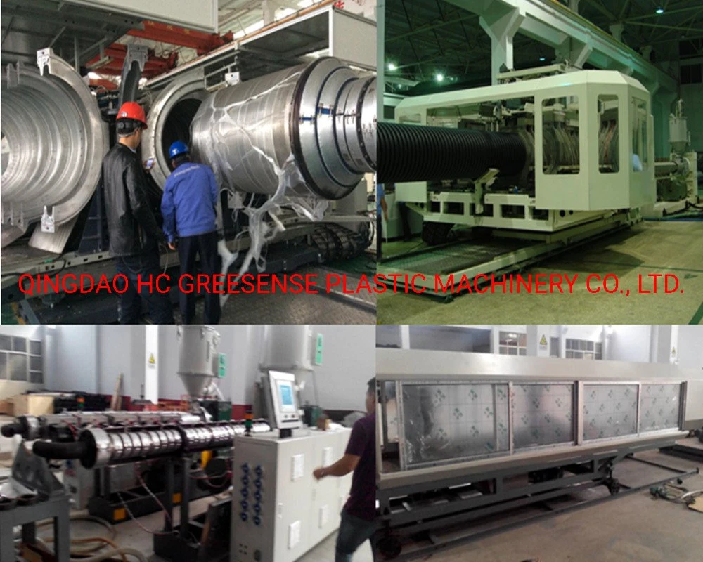 Dwc Pipe Extrusion Line/PE Double Wall Corrugated Pipe Extrusion Line with Two Extruders