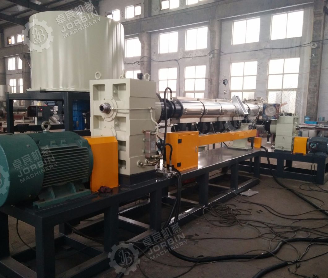 300kg/H HDPE Can/Crate Two Stage Extruder Granulation Whole Line