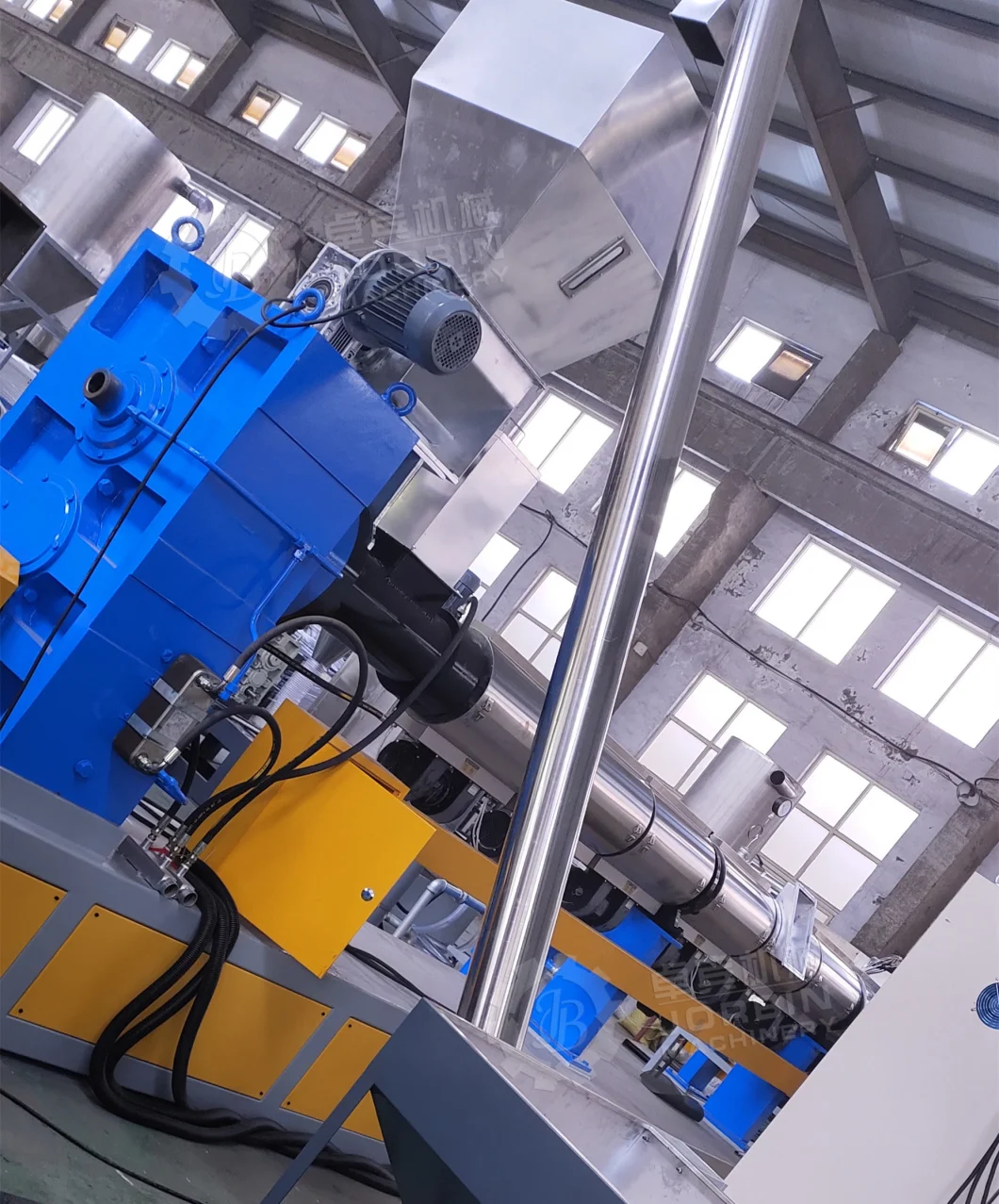 Two Stage Extruder Plastic Recycling Granulator Machine