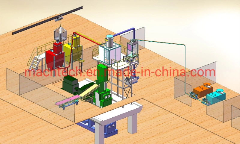 Rubber Machine Dosing System Automatic Carbon Black Weighing Machine