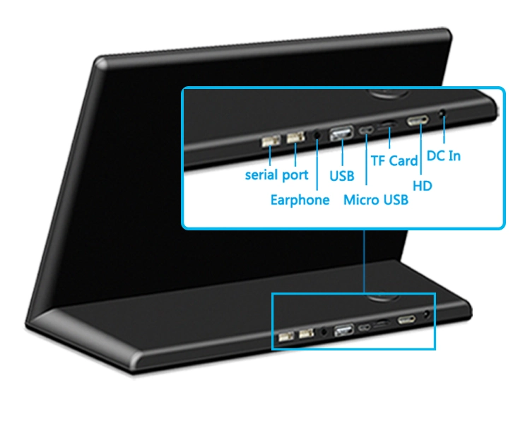 7 Inch L-Shape Android Tablet Kiosk Touchscreen Desktop WiFi Pad Customer Feedback Device