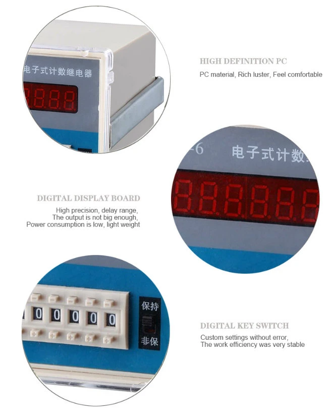 Jdm9-6 Digital Time Digital Counter with Ce