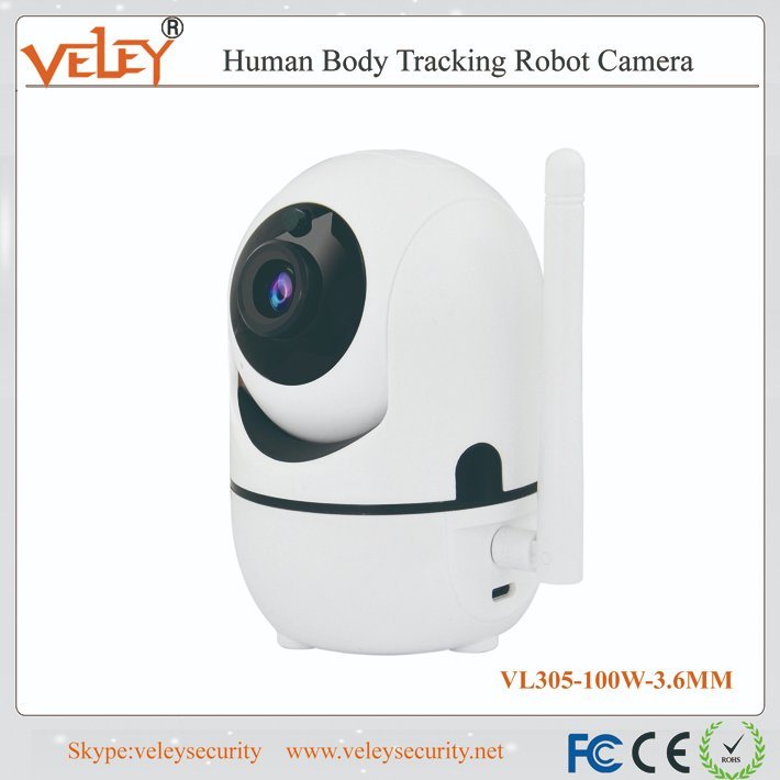 Home Security Wireless Baby Camera Human Body Tracking Robot Camera