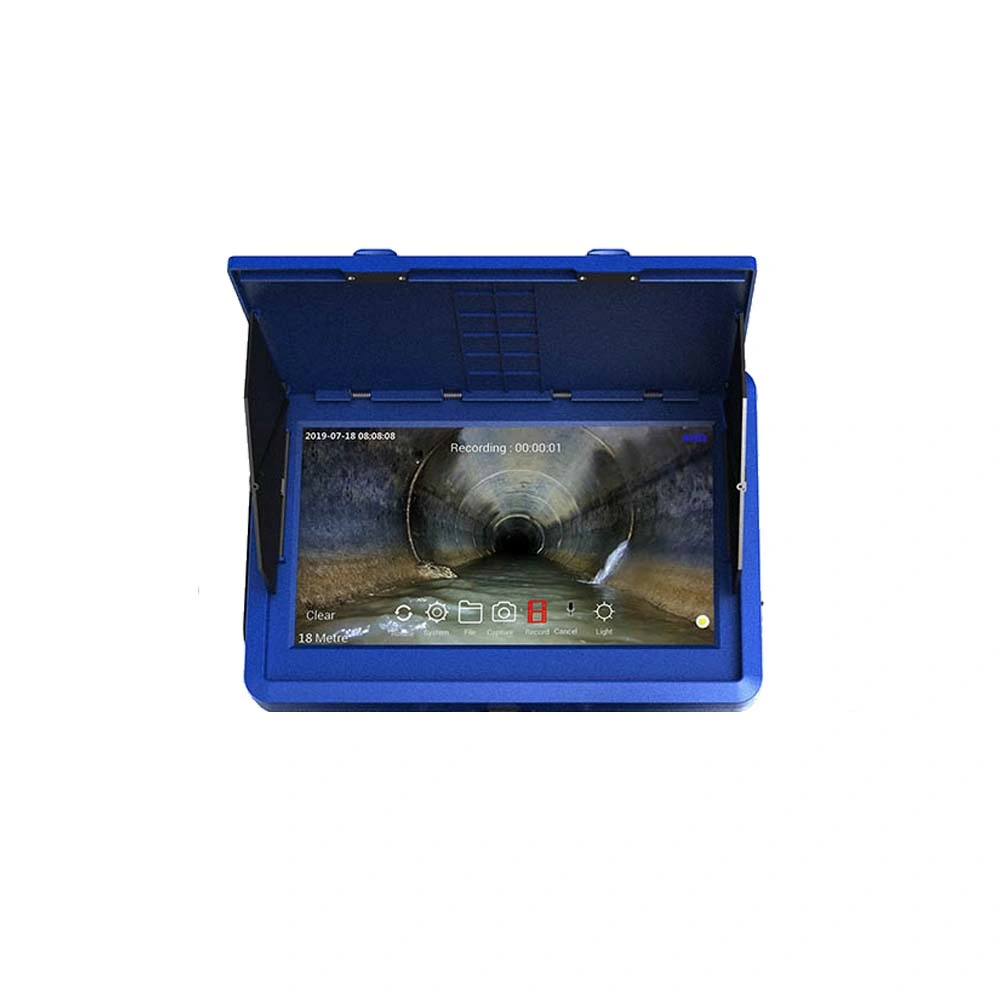 10inch Screen HD 1080P Sewer/Pipe Inspection Camera with Meter Counter/DVR Video Recording/WiFi Wireless