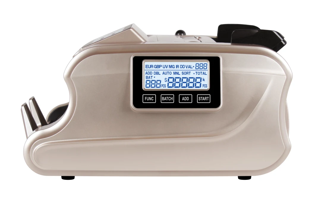 Hot Selling Wt6700t Golen Bill Counter, Money Counter, Banknote Counter, Note Counter