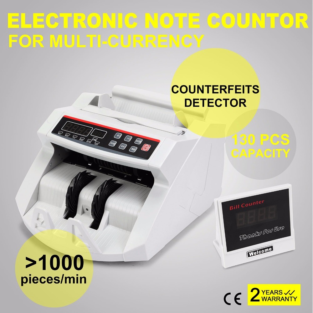 Money Detector Currency Sorting Machine, Bill Banknote Counting Machine Fake Counterfeit Money Detecting Machine Detector