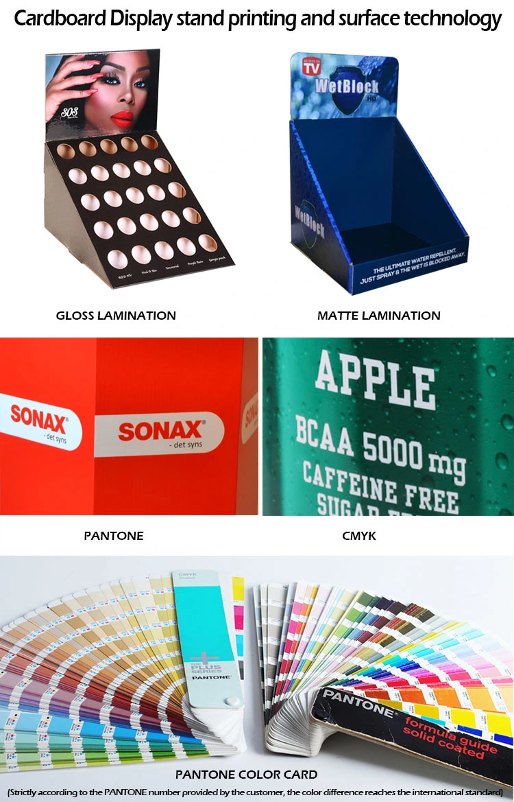 Paperboard Pop Displays Counters/Retail Display Counter Customized Designs Are Accepted