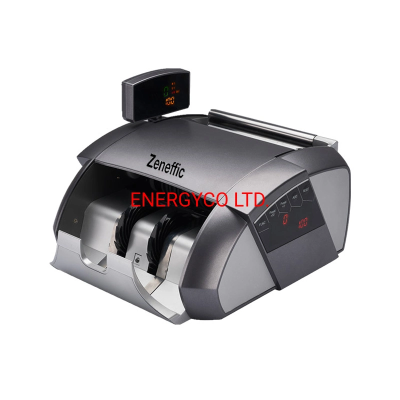 Banknote Cash Currency Money Detector Cash Counting Machine Bill Counter with IR, UV, Mg, Mt