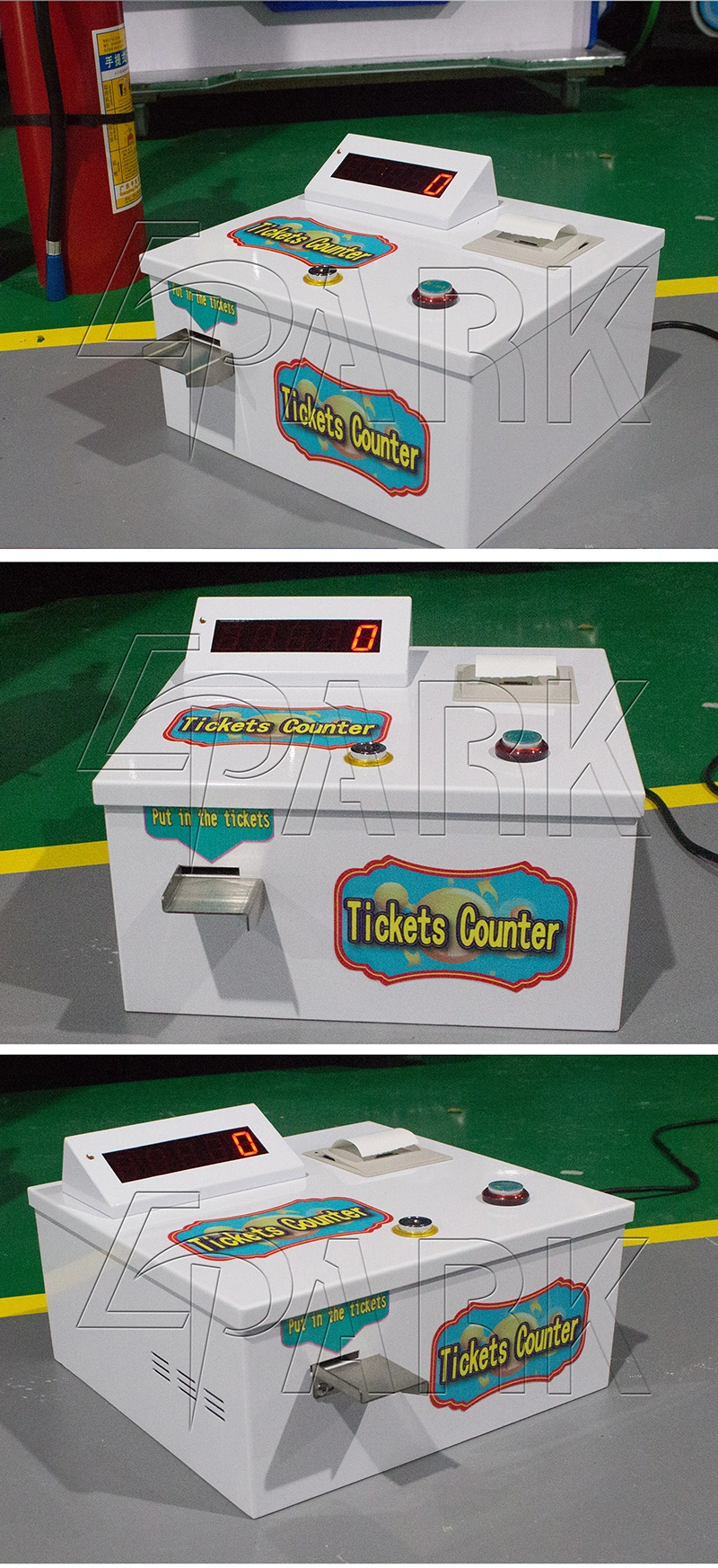 Wholesale Price Counting Ticket Machine, Digital Display, Printable Ticket for Playground Equipment