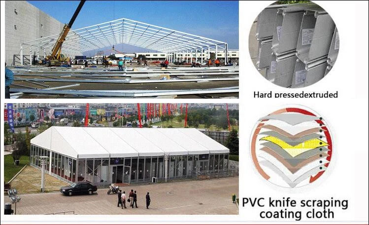 25mx60m Huge Tent System for Events with 1500 People Capacity